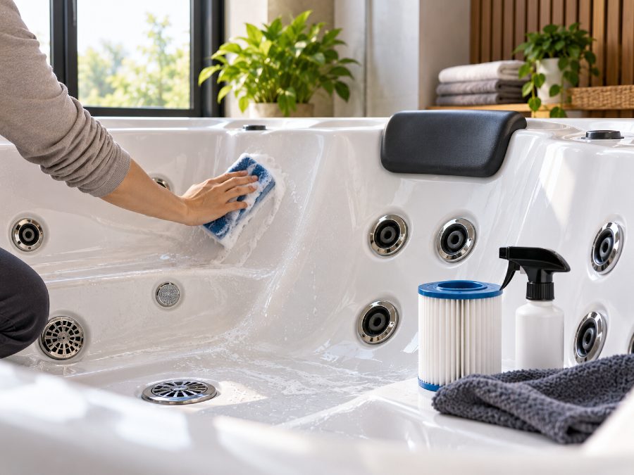 تخلیه کردن جکوزی خانگی