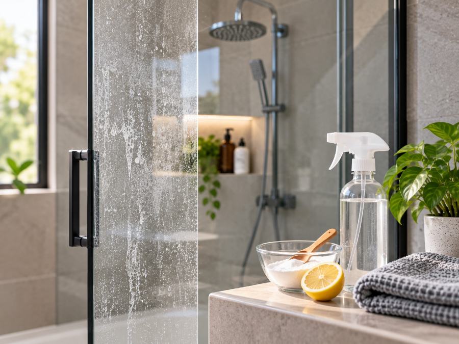 شستشوی کابین دوش شیشه ای