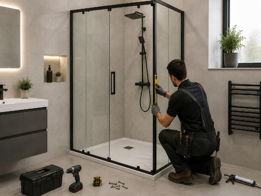 آموزش نصب کابین دوش
