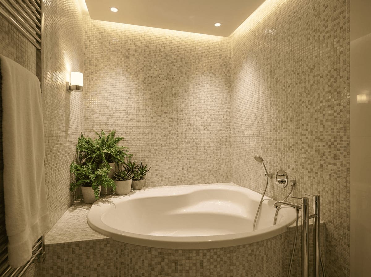 مدل وان توکار و کم‌جا مناسب برای حمام‌های کوچک آپارتمانی