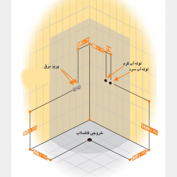 کابین دوش و سونا ربکا